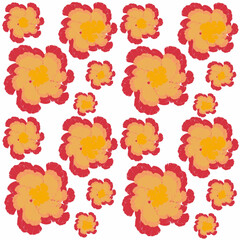 seamless pattern with flowers