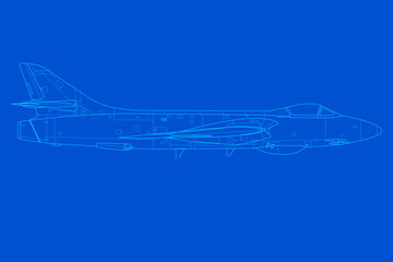 Avión de caza Hawker Hunter