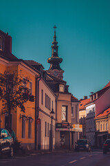 Obraz premium Old town square country