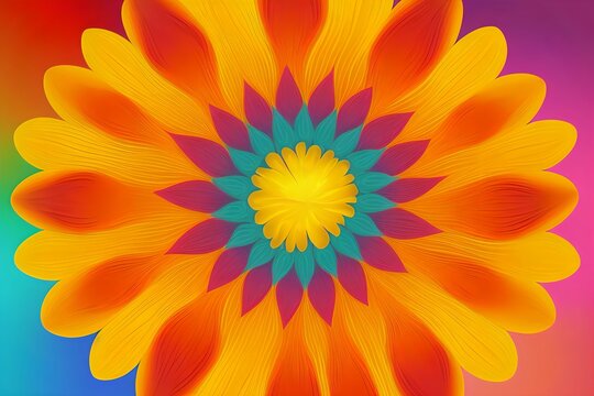 abstract flower background texture with warm vivid colors