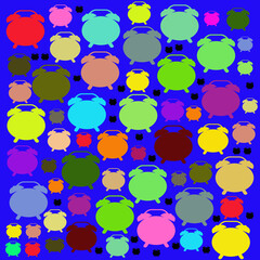 Seamless alarm clock pattern