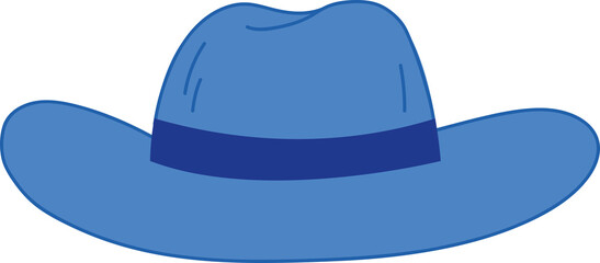 illustration of a pair of hats