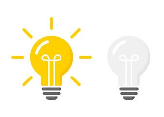 Light bulb on and off