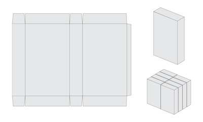 open white box vector