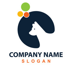 dog care logo design template