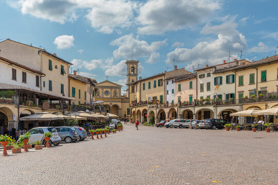 Piazza Matteotti, &agrave; Greve in Chianti, Italie