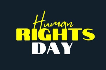Human Rights Day web banner for social equality, Human Rights Day concept, International Human Rights day illustration for global equality and peace with colorful people hand prints, social diversity 