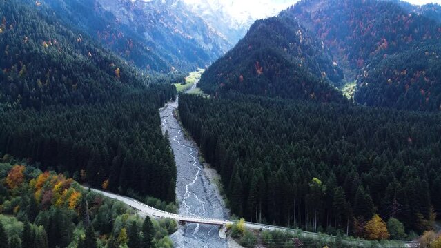 Racha, Autumn, Fairytale, Georgia, Colorful, 