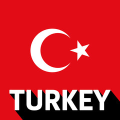 Made in Turkey Flag Concept