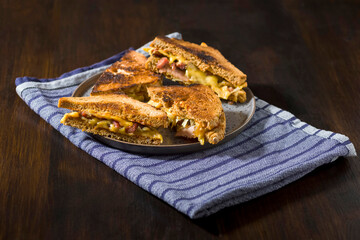 sandwiches - homemade croque madame, monsieur
