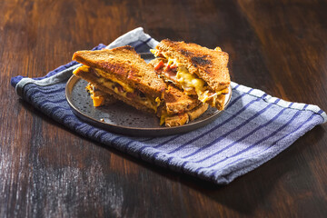 sandwiches - homemade croque madame, monsieur