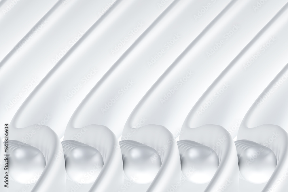 Poster white background. stylish scenery with smooth lines. wavy parallel lines. stylish abstract backgroun
