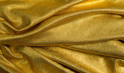 golden fabric texture for background