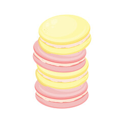 stack of colorful macaroons
