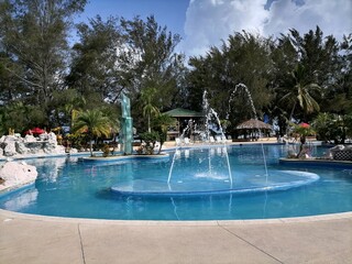 swimming pool in the park