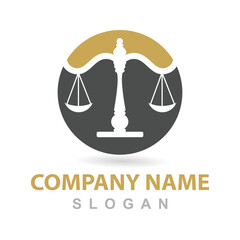 law Logo Template vector illsutration design 1 