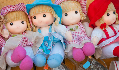 Doll shop in Sighisoara Romania