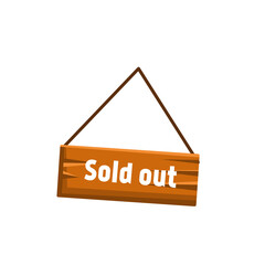illustration vector of sold out sign,business symbol,per.fect for print,tag,etc