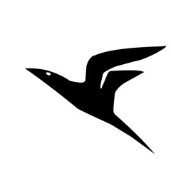 Bird logo icon vector