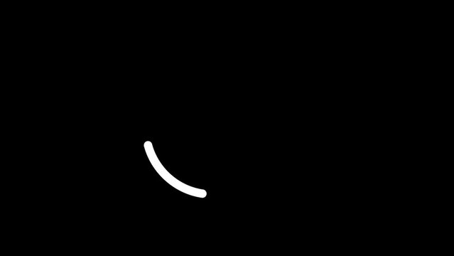 loading animation looping for bar interface round element loaded good for application infographic and waiting video