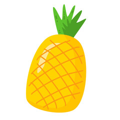 hand drawn pineapple
