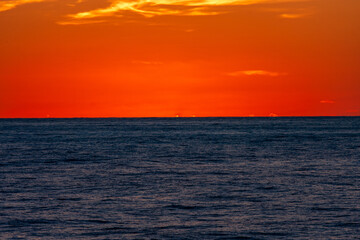 バミューダトライアングルの夕日