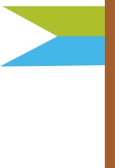 Obraz premium background with blue and white stripes