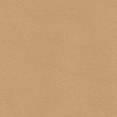 Seamless Kraft Paper Texture. Rough, grainy, beige material. Minimalistic background for design, advertising, 3d. Empty space for inscriptions. A cardboard sheet for packing the parcel.