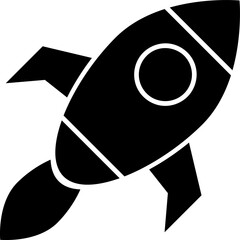 rocket icon, rocket sign and symbol vector Design on white background..eps