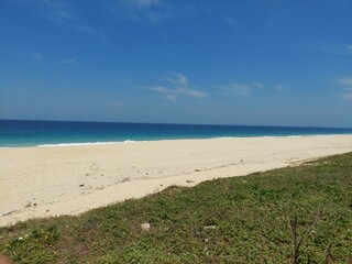 beach and sea