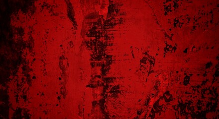 A textured background featuring deep red tones with a distressed, grunge appearance. The surface shows scratches and uneven patterns, creating a vintage feel.