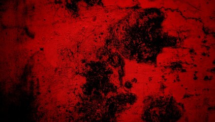 A textured background featuring deep red tones with a distressed, grunge appearance. The surface shows scratches and uneven patterns, creating a vintage feel.