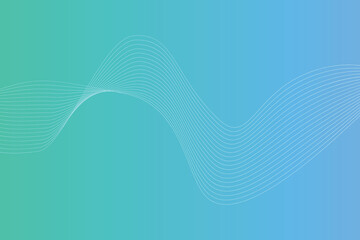 Fototapeta premium Modern colorful wavy line background Design. wave curve abstract background for business, landing page, flyers, website, banner and presentation, 