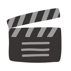 Naklejka premium film clapper