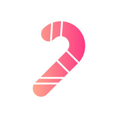 candy cane gradient icon