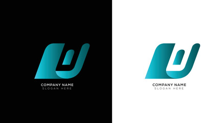 Branding identity corporate vector letter w logo design black and white