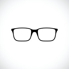 Glasses icon, eyeglasses sign and symbol. Vector illustration.