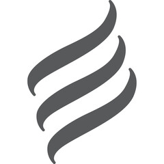 divider border flourish ornament line art glyph illustration