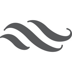 divider border flourish ornament line art glyph illustration