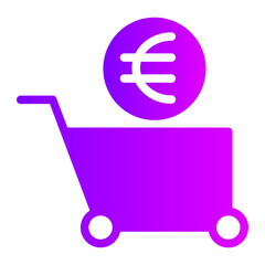 cart with euro sign