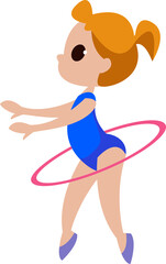 child jumping in the water