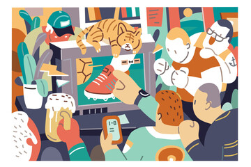 Watch Football Matches On TV Together