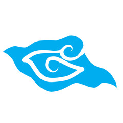 Obraz premium Batik Mega Mendung pattern