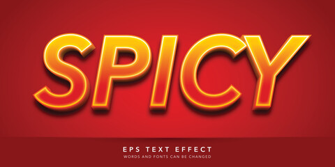 spicy 3d editable text effect