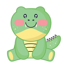 cute crocodile kawaii animal