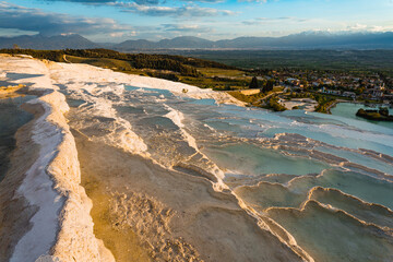 Pamukkale travertine pools, natural wonder
