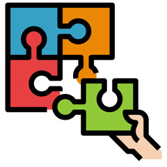 strategy filled color line