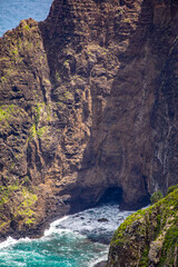 Obraz premium Vereda do Larano hiking trail, Madeira 