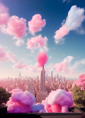 Cotton candy in New York