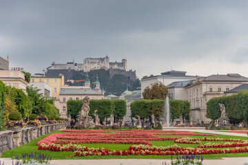 Naklejka premium Salzburg attraction - Austria - Europe best place to visit 